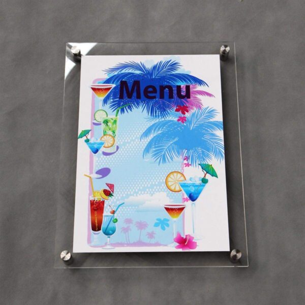 Display Board Acrylic (size 4x3)