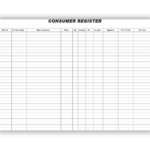 Consumer  Register (200 Pages)