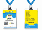 Bharat gas Plastic ID card With lanyard